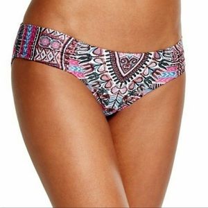 Lucky Brand Boho Desert Dancer Print Hipster Bikini Bottom Size XL NEW
